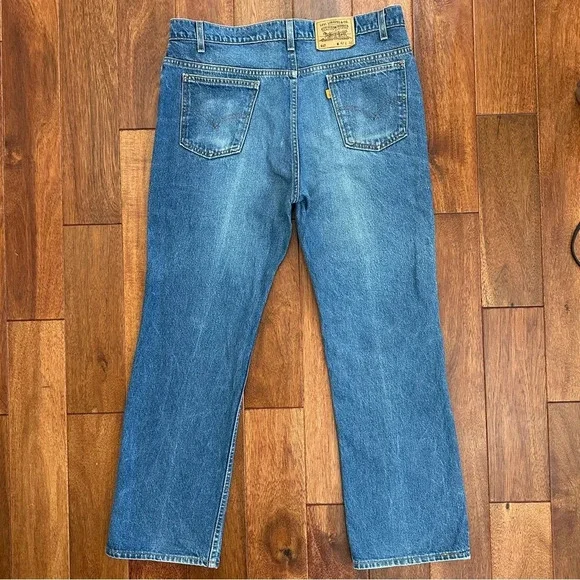 Vintage Levi’s 517 Mens Orange Tab Jeans. Made In 1996 USA. 20517-0217. … - Picture 6 of 15